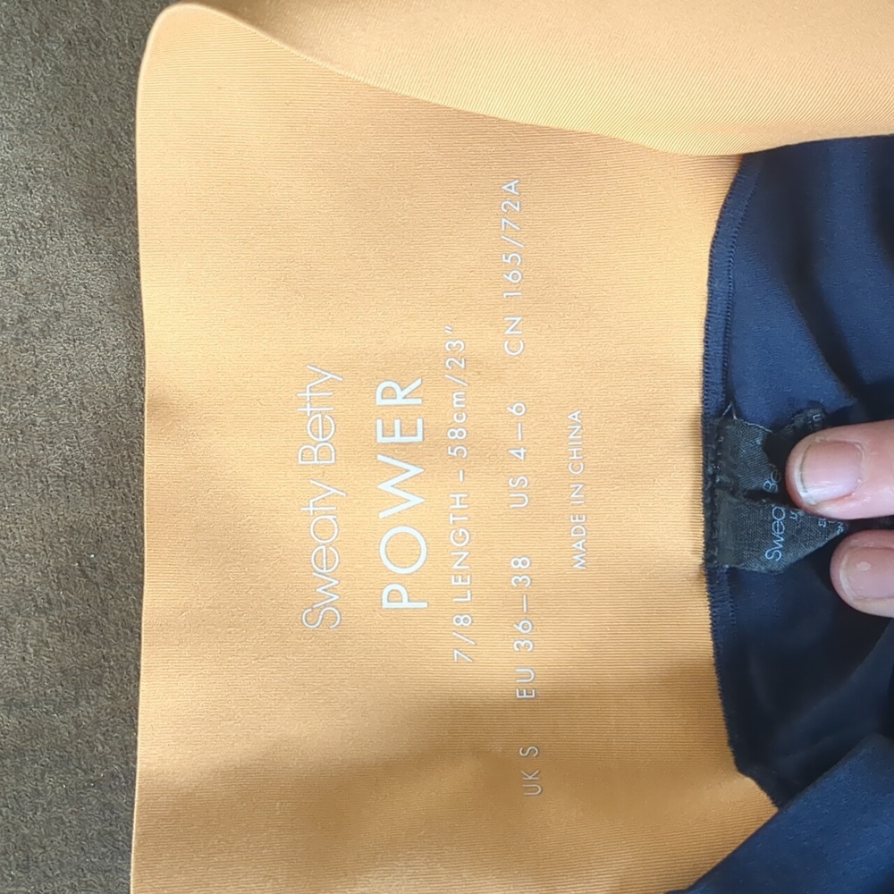 Sweaty Betty power 7/8 color block leggings